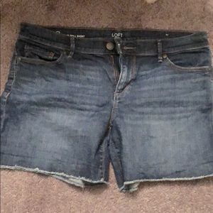 Loft size 8 Jean shorts